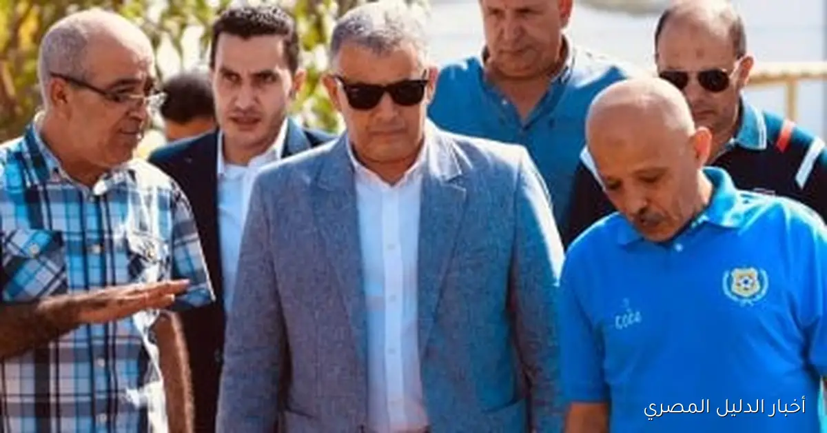 أجواء حماسية من زيارة أكرم جلال محافظ الإسماعيلية لنادي الإسماعيلي