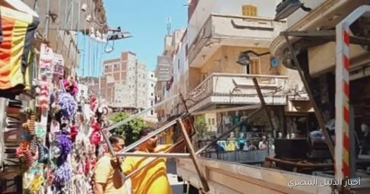 إزالة 540 حالة إشغال غير قانوني للطرق في مدن ومراكز محافظة البحيرة