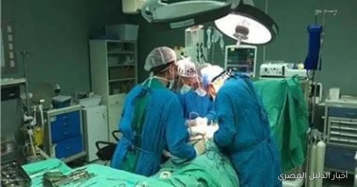 إنقاذ حياة رضيع يبلغ من العمر 40 يوماً في عملية جراحية دقيقة بمستشفى القناطر الخيرية