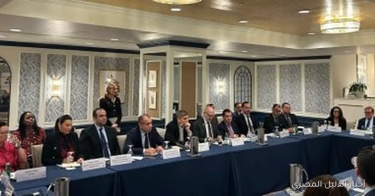 التمثيل التجاري المصري: اجتماعات استراتيجية لوزير الاستثمار مع المؤسسات المالية الرائدة