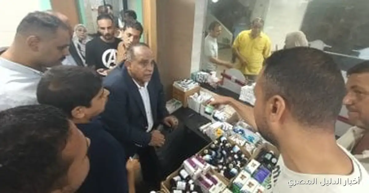 السكرتير المساعد لمحافظة كفر الشيخ يقوم بجولة تفقدية في مستشفى برج البرلس