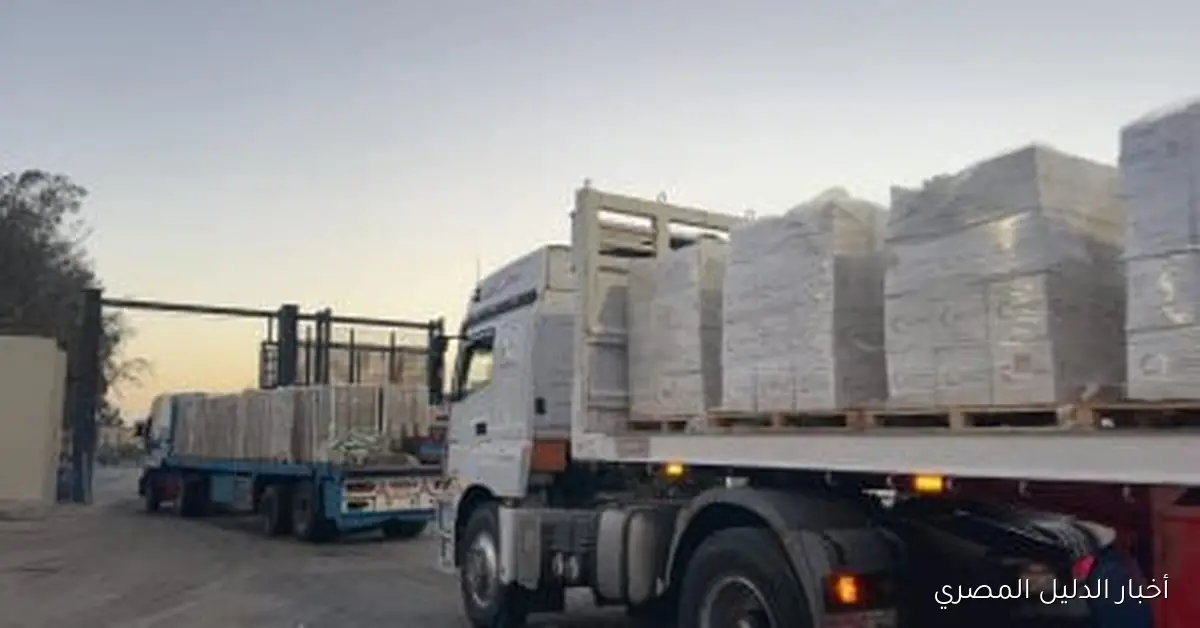 انطلاق قافلة زاد العزة 54 نحو غزة تحمل 9 آلاف طن من المساعدات الإنسانية