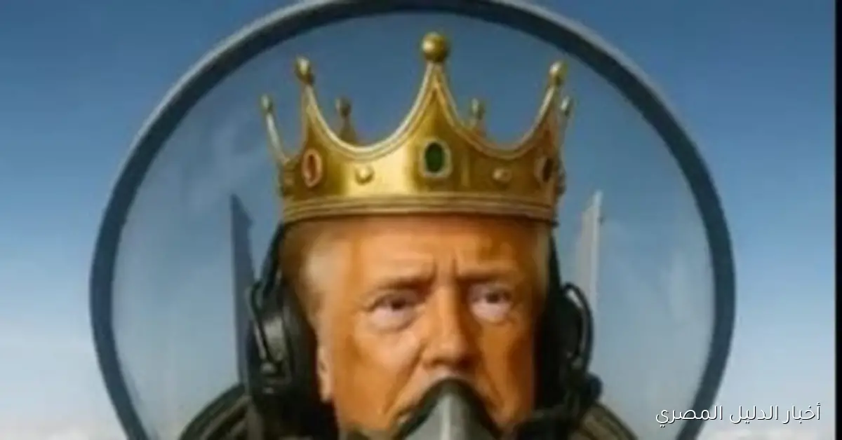 ترامب يصف متظاهري “لا للملوك” بأنهم “مجنونون من اليسار الراديكالي” وينفي كونه ملكاً