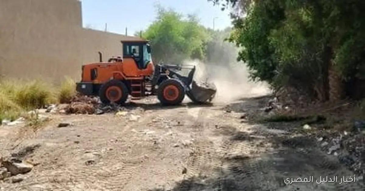 حملات نظافة مكثفة في الأقصر تسفر عن رفع 45 طنًا من القمامة والتراكمات