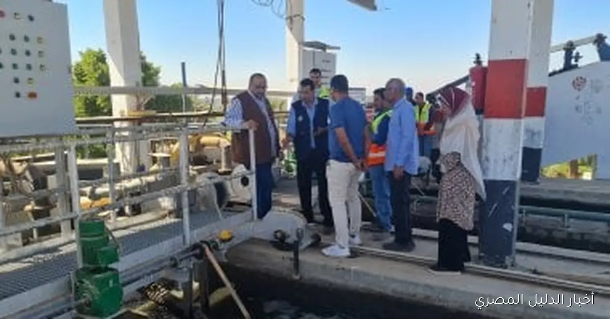 رئيس مياه سوهاج يستعرض تقدم المشروعات ضمن مبادرة حياة كريمة