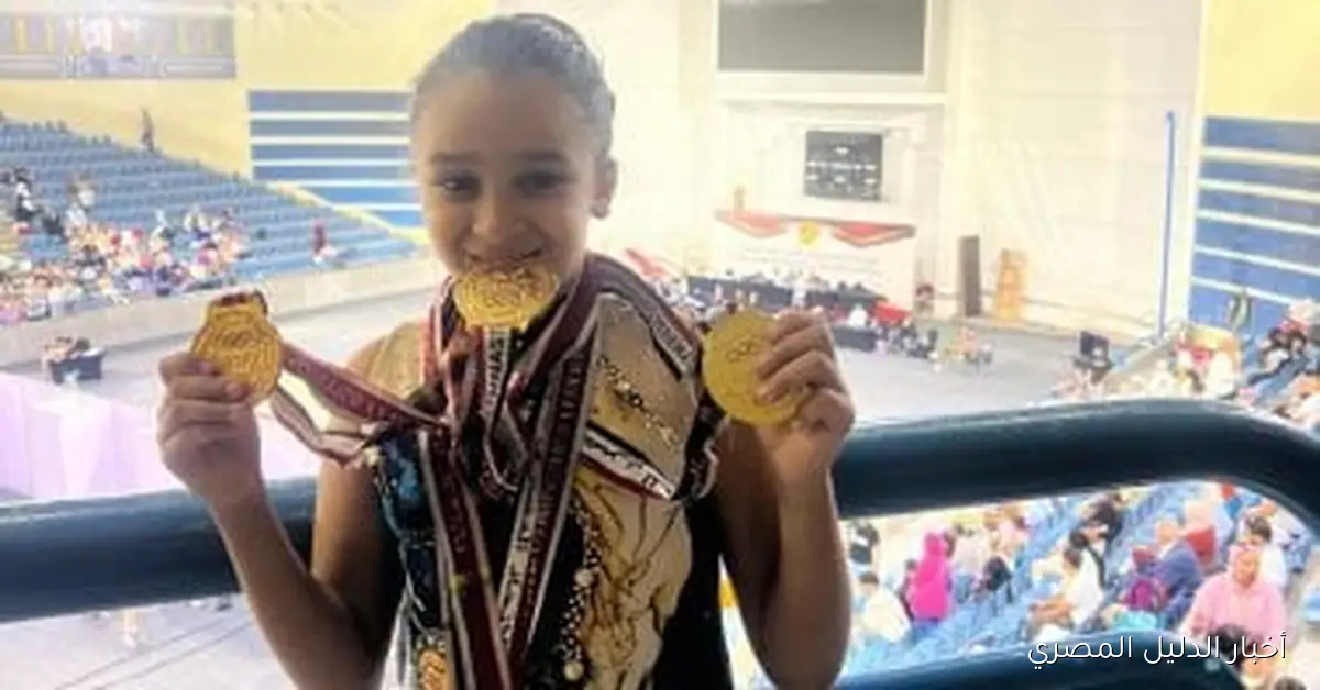 رزان وليد تتألق في كأس مصر وتحقق الذهبية الخامسة في جمباز الأيروبك