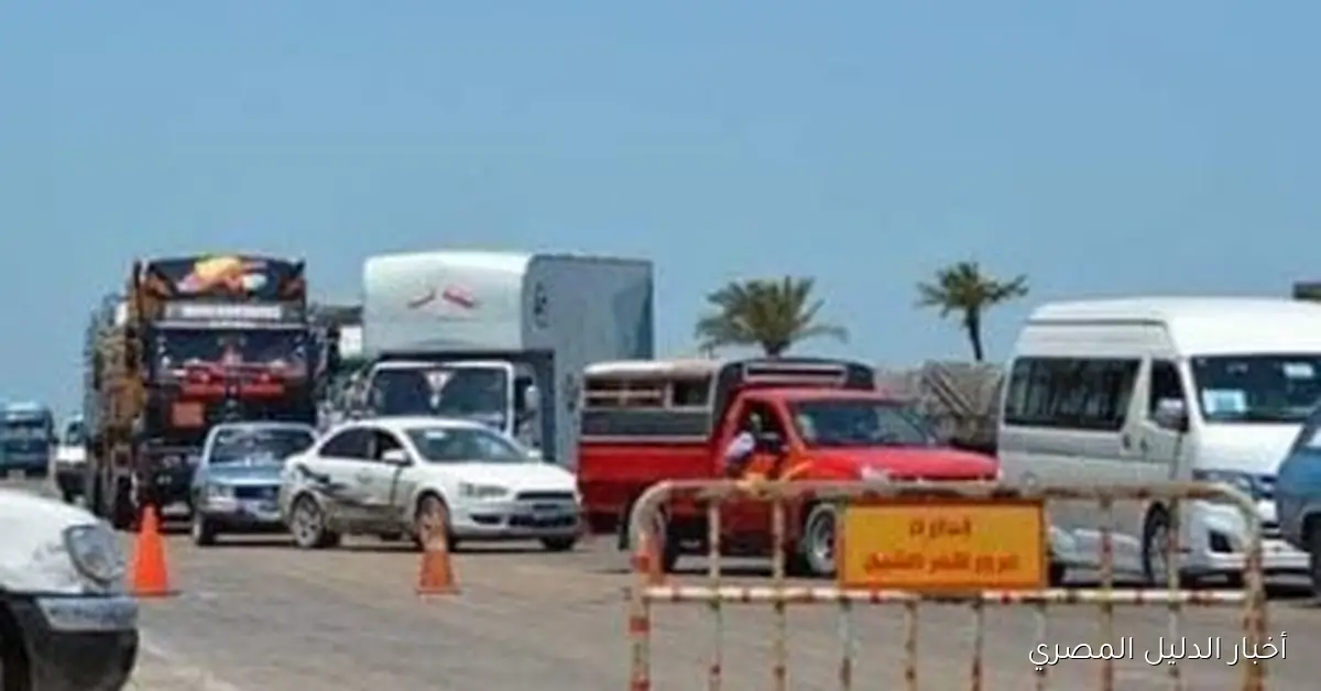 ضبط مواد مخدرة وأسلحة نارية بحوزة عاطلين في كفر الشيخ وتحرير 1582 مخالفة مرورية