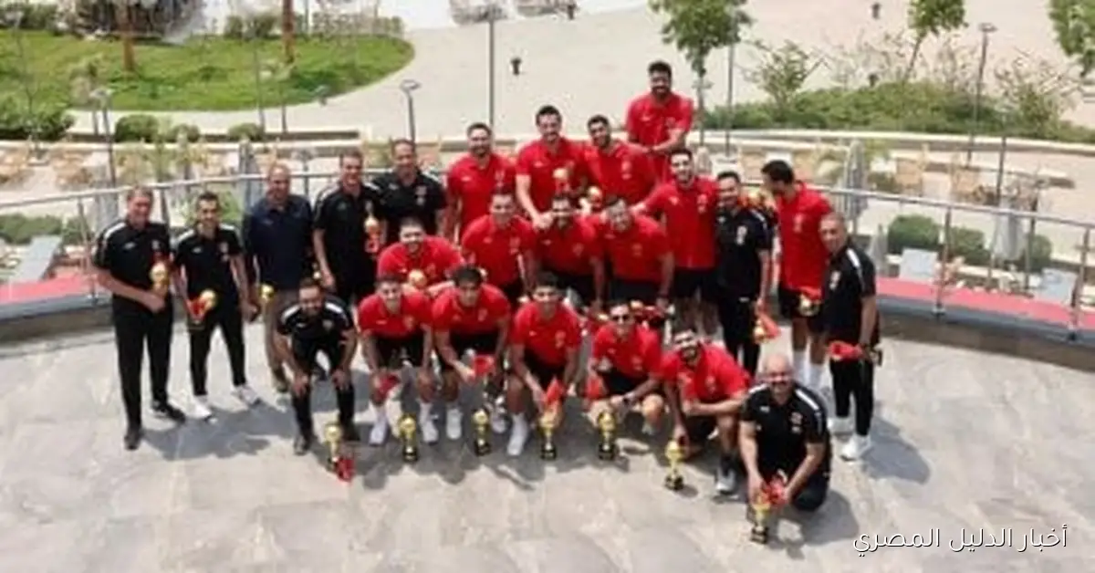 عودة أبطال الأهلي من المغرب بعد انتهاء مهرجان أفريقيا لكرة اليد