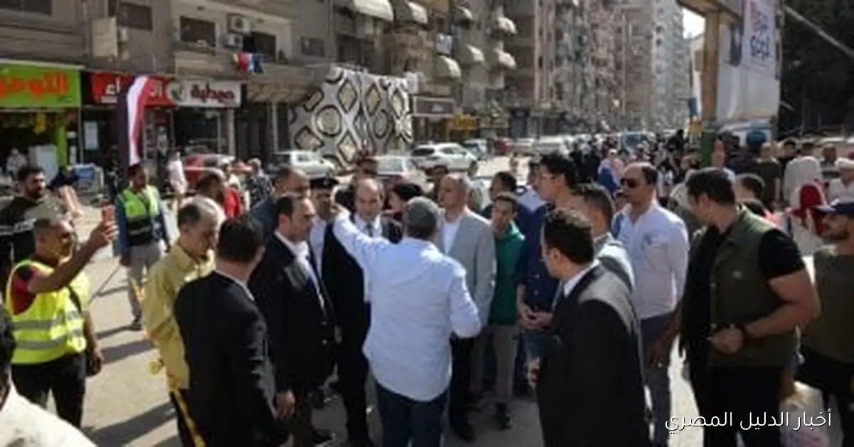 محافظ الدقهلية يقوم بجولة ميدانية لمتابعة انسيابية حركة المرور في مدينة المنصورة