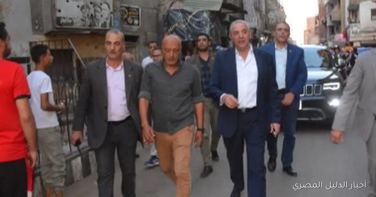 محافظ الغربية يقوم بجولة ميدانية في طنطا لمتابعة أعمال النظافة وإزالة الإشغالات.