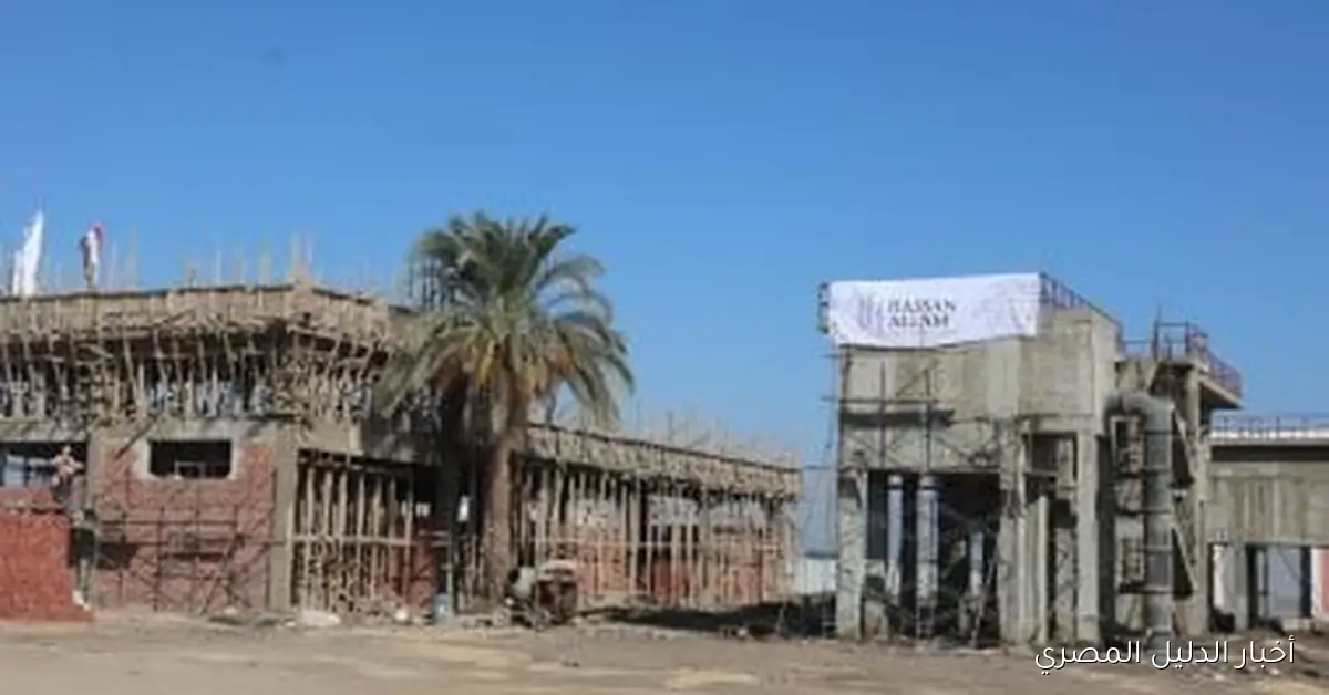 محافظ المنيا يجري جولة تفقدية لأعمال إنشاء محطة معالجة الصرف الصحي في قفادة بمركز مغاغة