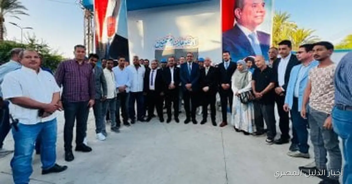 محافظ قنا يدشّن محطة مياه العيايشا المدمجة بعد تحديثها بتكلفة 20 مليون جنيه