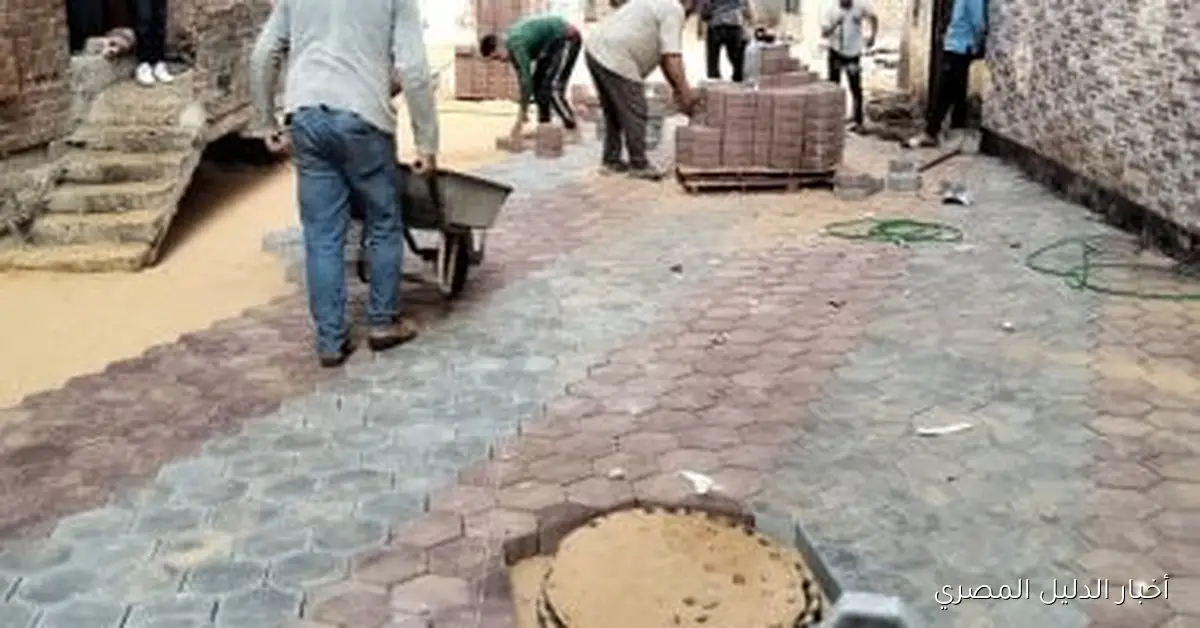 محافظ كفر الشيخ يعلن بدء رصف شوارع سيدى سالم بالإنترلوك في إطار الخطة الاستثمارية الجديدة