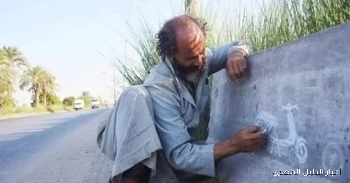 مصرع رسام الشارع الأخرس في المنيا إثر حادث قطار مروع