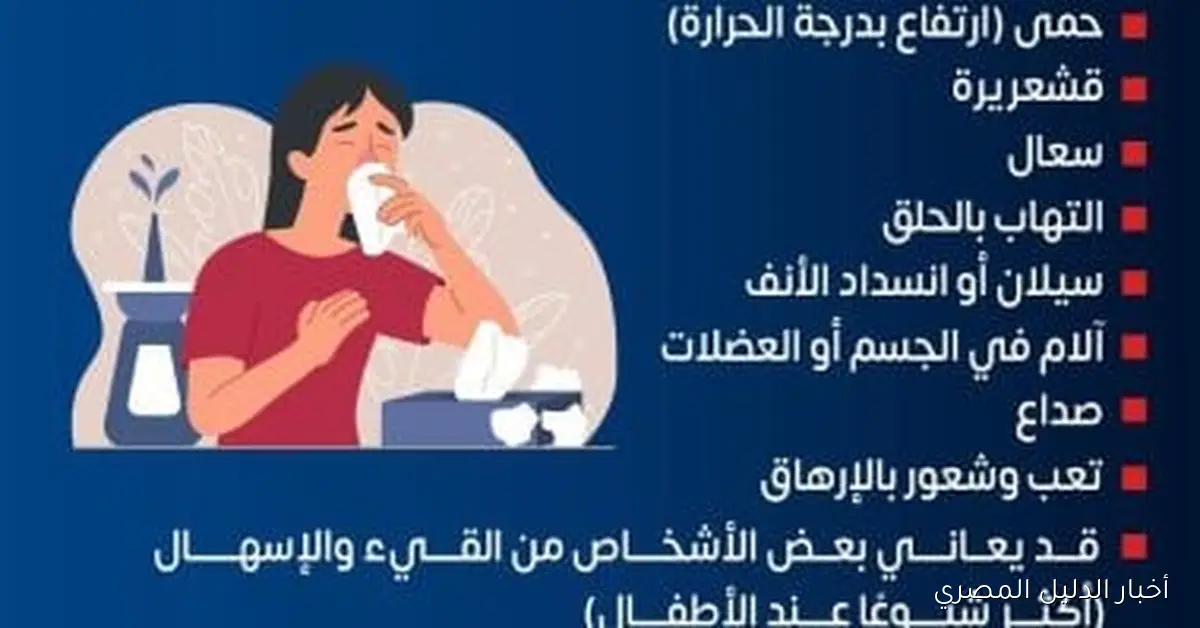 وزارة الصحة تكشف عن مفاجآت الأنفلونزا وأعراضها الرئيسية التي يجب مراقبتها