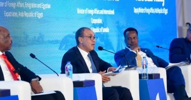 وزير الخارجية يتألق في الجلسة الرفيعة حول البحر الأحمر خلال منتدى أسوان للسلام