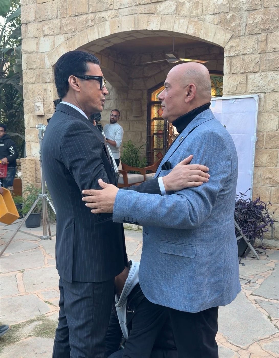 الفنان شادي مقار في كواليس مسلسل أولاد الراعي