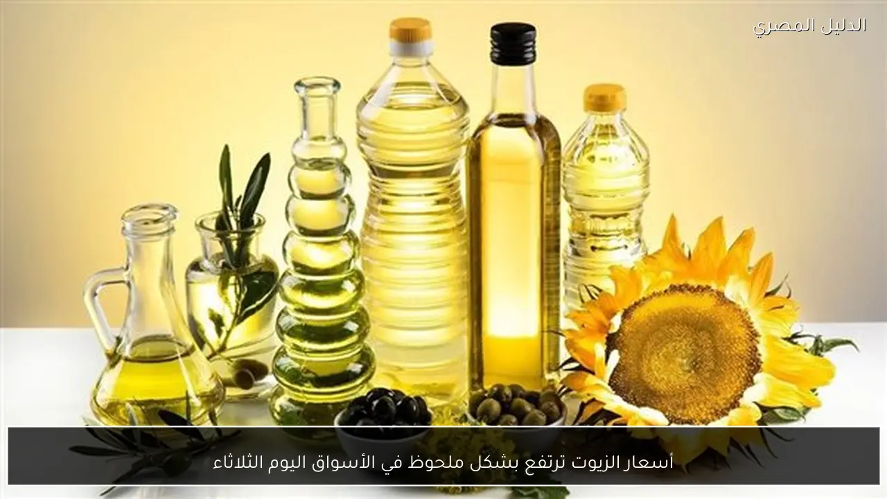 أسعار الزيوت ترتفع بشكل ملحوظ في الأسواق اليوم الثلاثاء