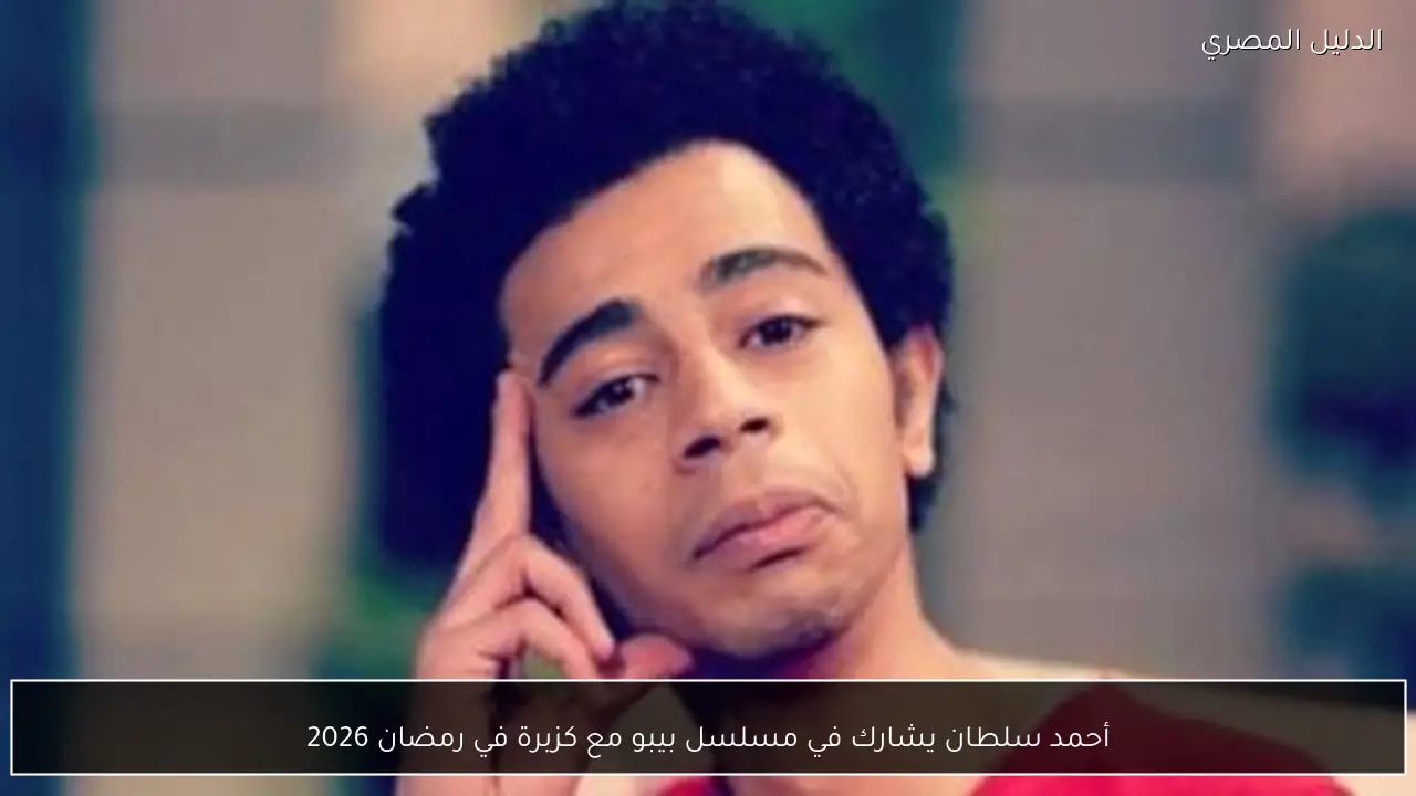 أحمد سلطان يشارك في مسلسل بيبو مع كزبرة في رمضان 2026