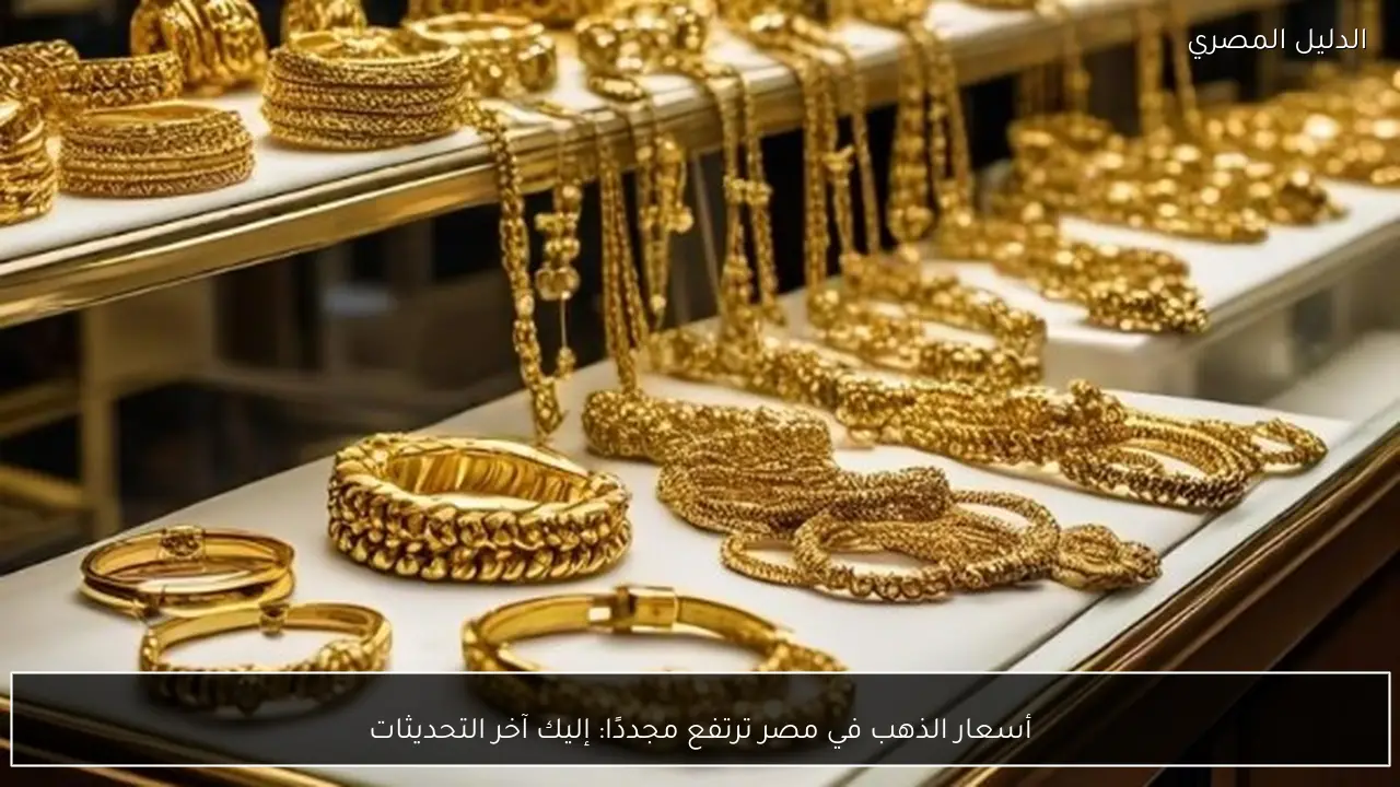 أسعار الذهب في مصر ترتفع مجددًا: إليك آخر التحديثات