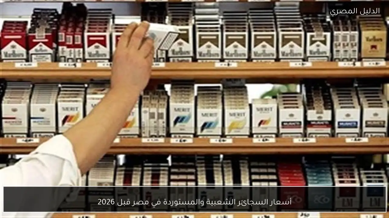 أسعار السجائر الشعبية والمستوردة في مصر قبل 2026