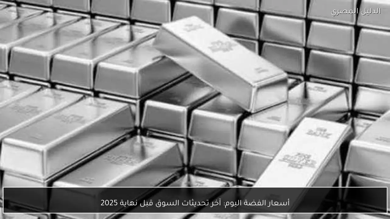 أسعار الفضة اليوم: آخر تحديثات السوق قبل نهاية 2025