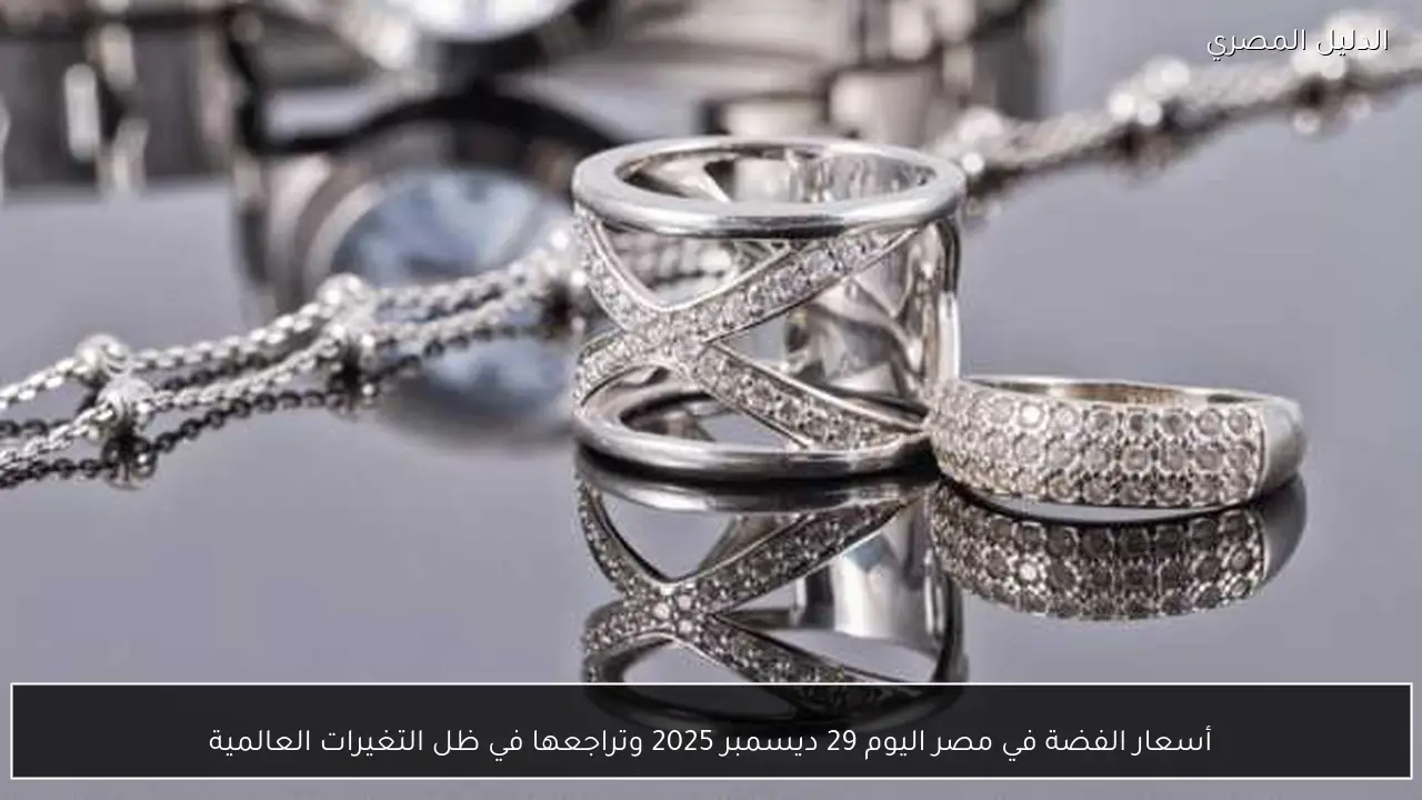 أسعار الفضة في مصر اليوم 29 ديسمبر 2025 وتراجعها في ظل التغيرات العالمية