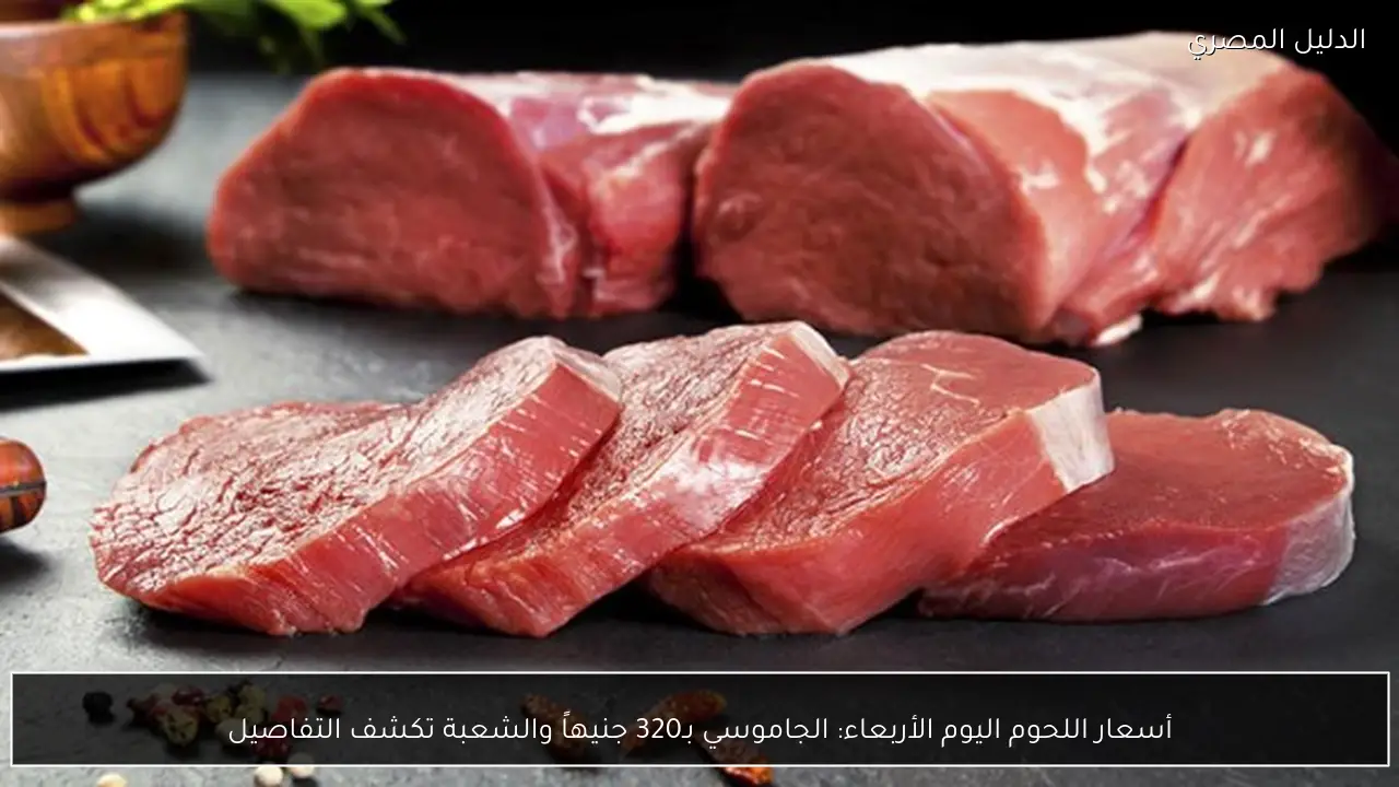 أسعار اللحوم اليوم الأربعاء: الجاموسي بـ320 جنيهاً والشعبة تكشف التفاصيل