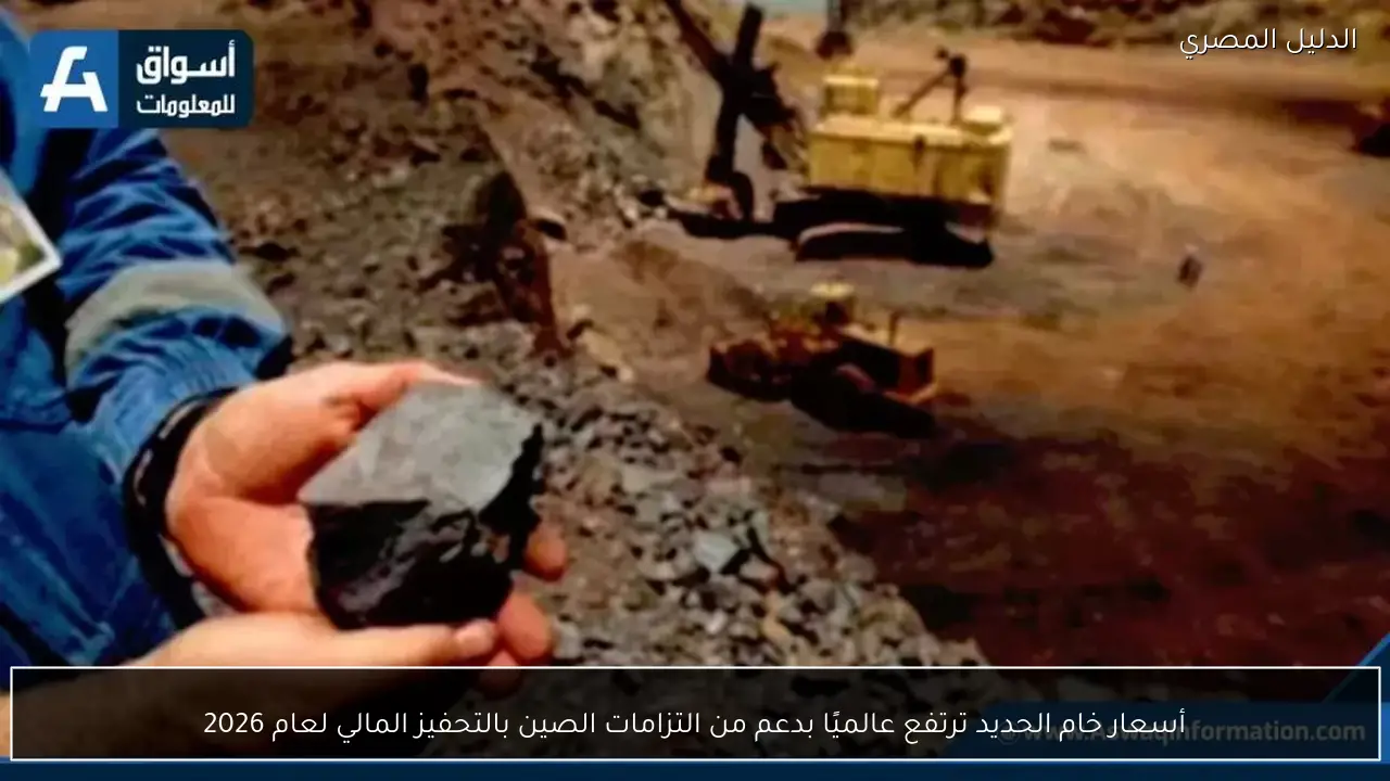 أسعار خام الحديد ترتفع عالميًا بدعم من التزامات الصين بالتحفيز المالي لعام 2026