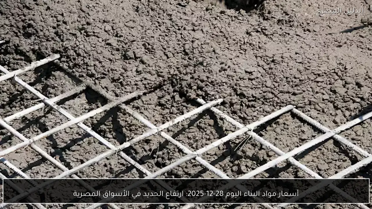 أسعار مواد البناء اليوم 28-12-2025: ارتفاع الحديد في الأسواق المصرية