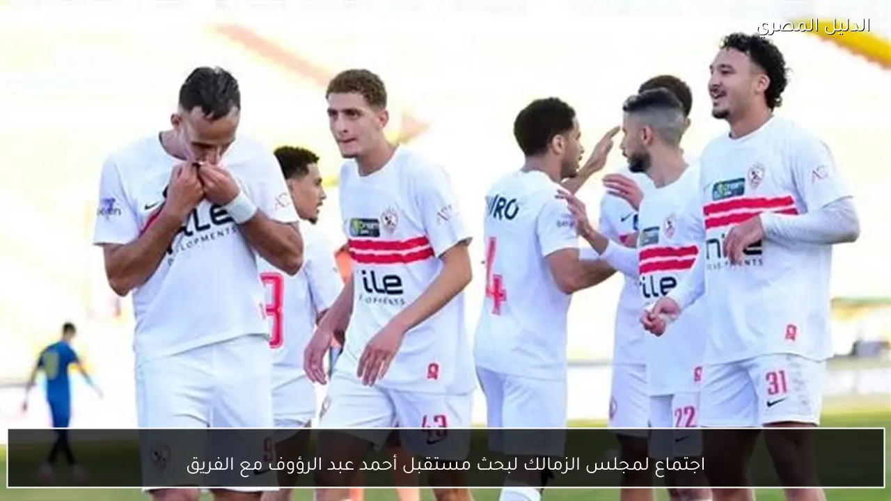 اجتماع لمجلس الزمالك لبحث مستقبل أحمد عبد الرؤوف مع الفريق