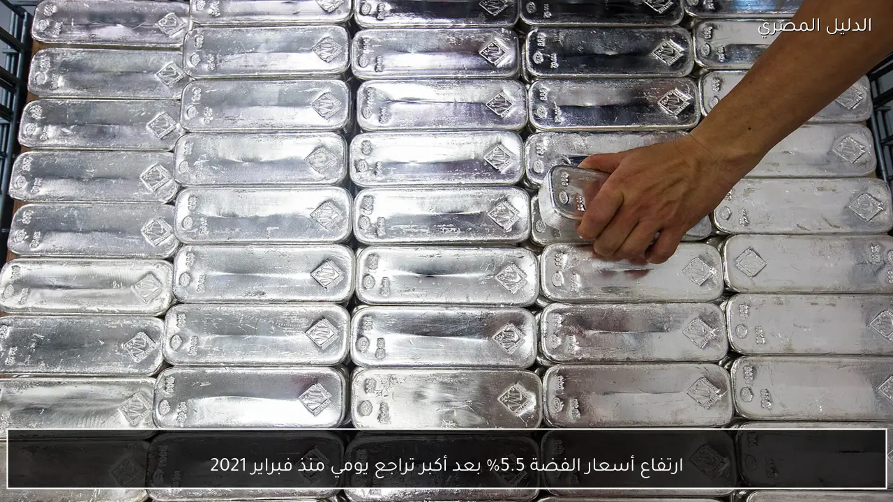 ارتفاع أسعار الفضة 5.5% بعد أكبر تراجع يومي منذ فبراير 2021