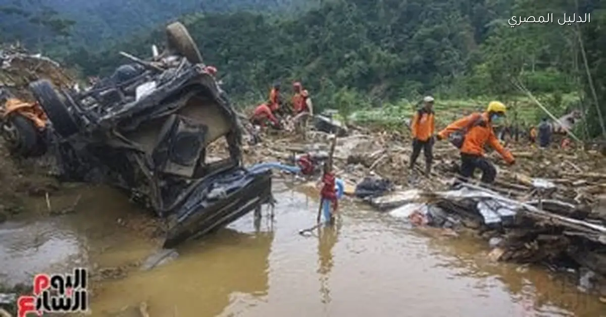 ارتفاع حصيلة ضحايا الفيضانات والانهيارات الأرضية في إندونيسيا إلى أكثر من ألف شخص