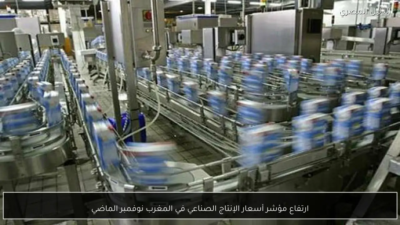 ارتفاع مؤشر أسعار الإنتاج الصناعي في المغرب نوفمبر الماضي