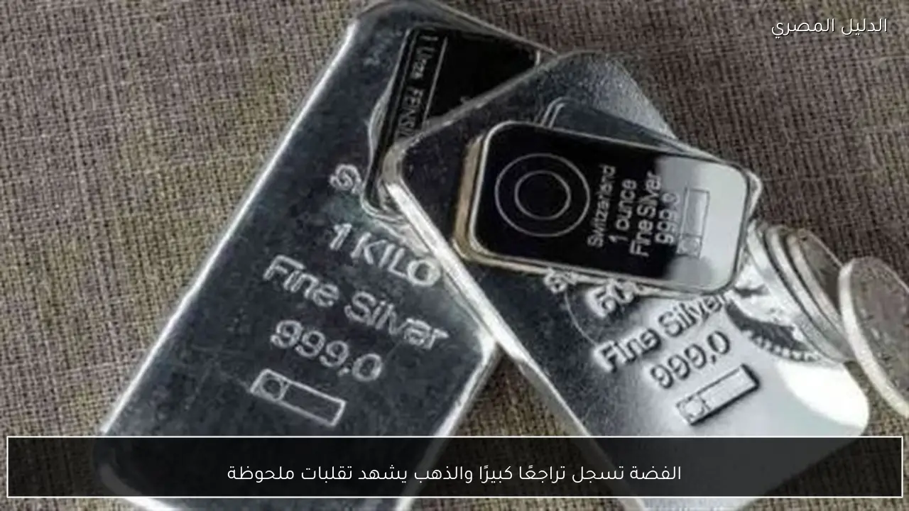 الفضة تسجل تراجعًا كبيرًا والذهب يشهد تقلبات ملحوظة