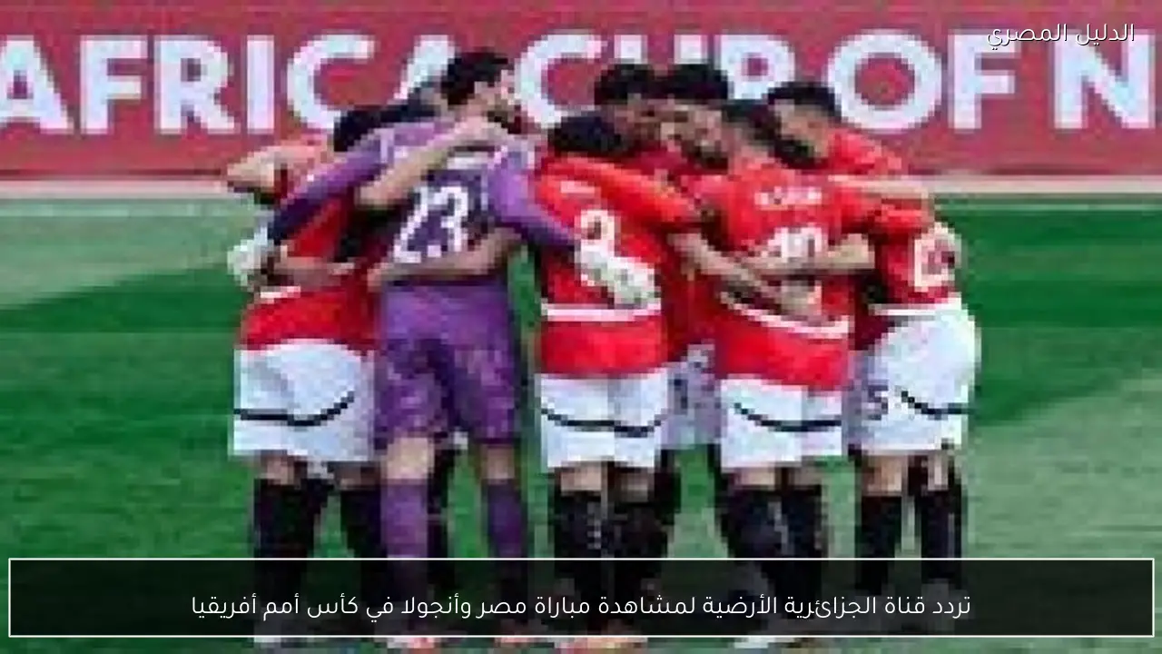 تردد قناة الجزائرية الأرضية لمشاهدة مباراة مصر وأنجولا في كأس أمم أفريقيا