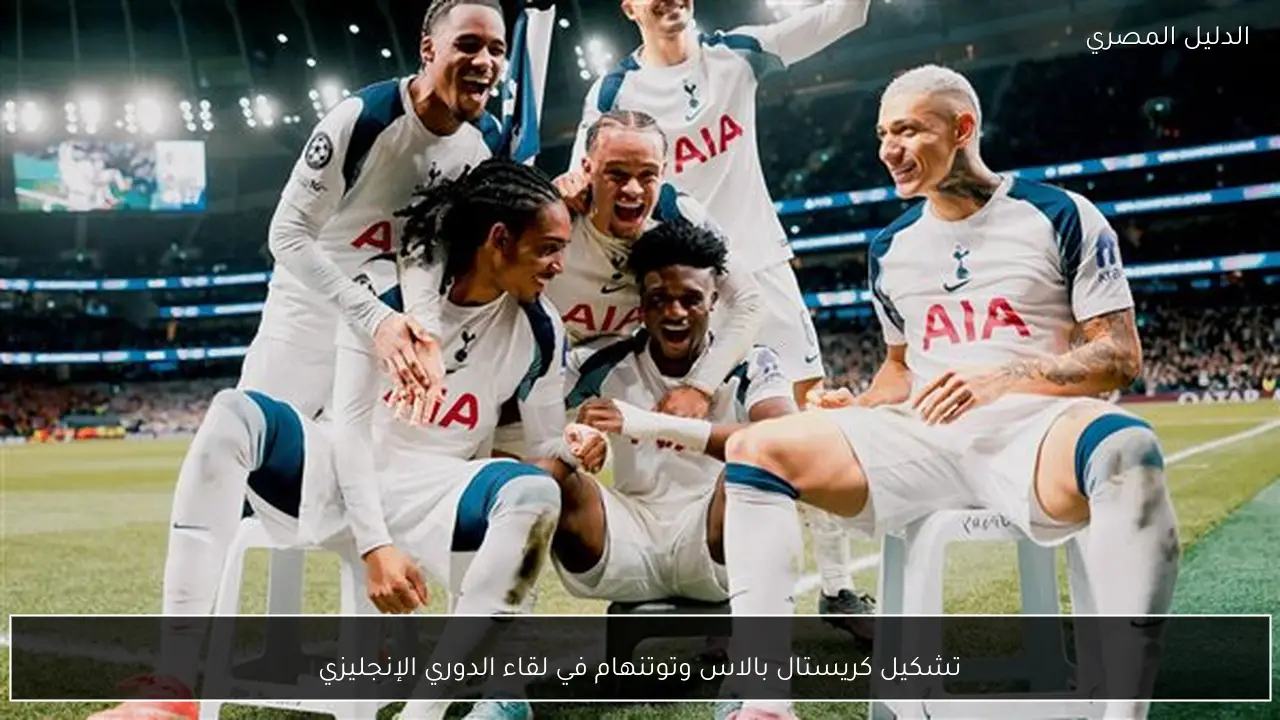 تشكيل كريستال بالاس وتوتنهام في لقاء الدوري الإنجليزي
