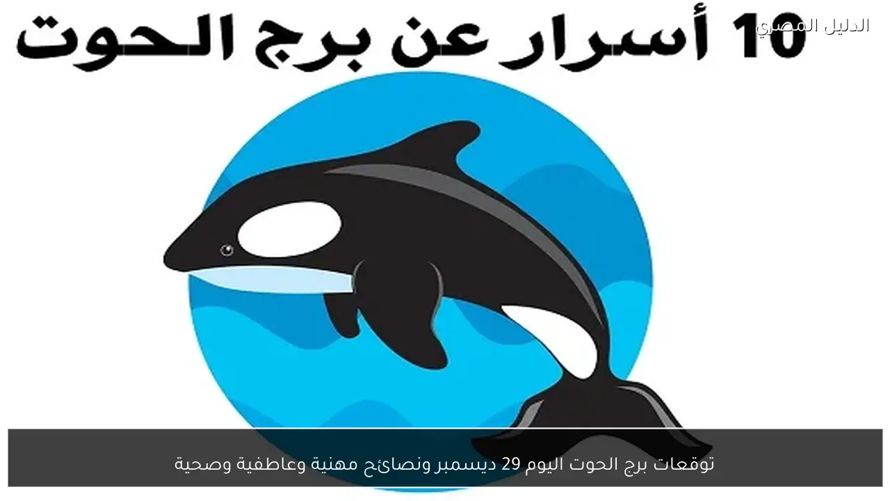 توقعات برج الحوت اليوم 29 ديسمبر ونصائح مهنية وعاطفية وصحية