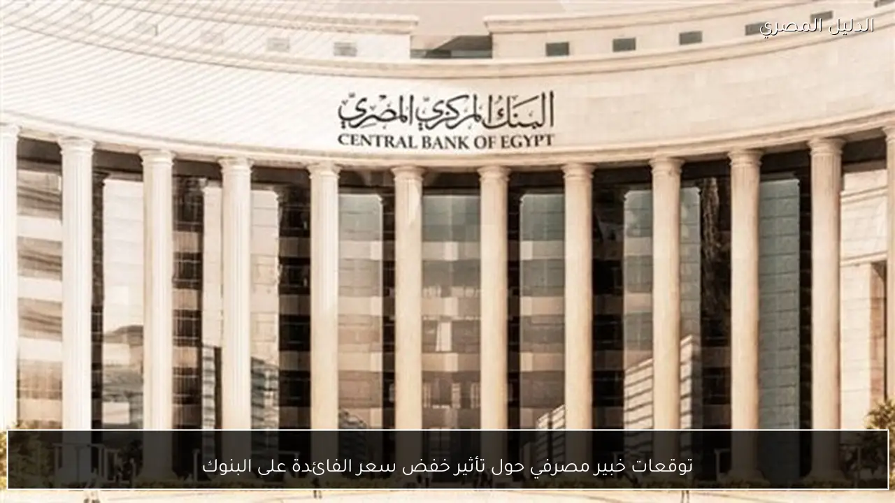 توقعات خبير مصرفي حول تأثير خفض سعر الفائدة على البنوك