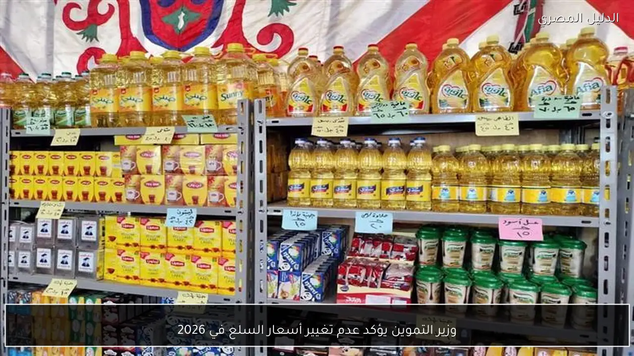 وزير التموين يؤكد عدم تغيير أسعار السلع في 2026