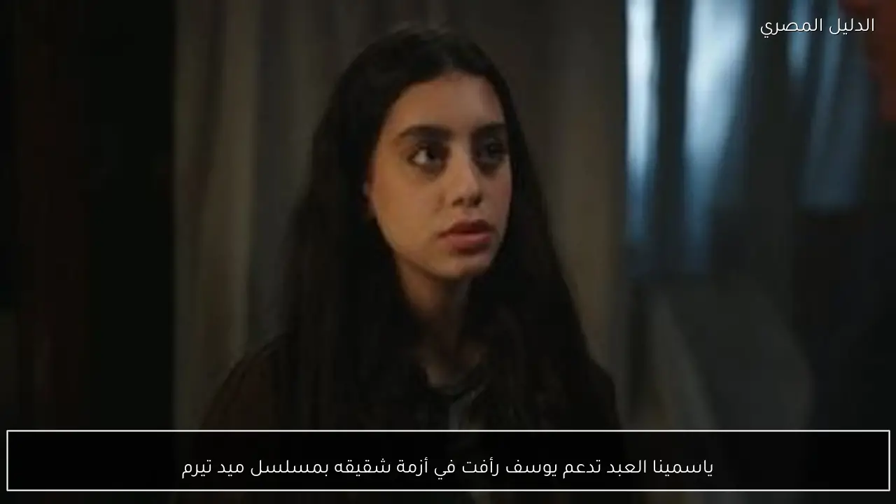 ياسمينا العبد تدعم يوسف رأفت في أزمة شقيقه بمسلسل ميد تيرم