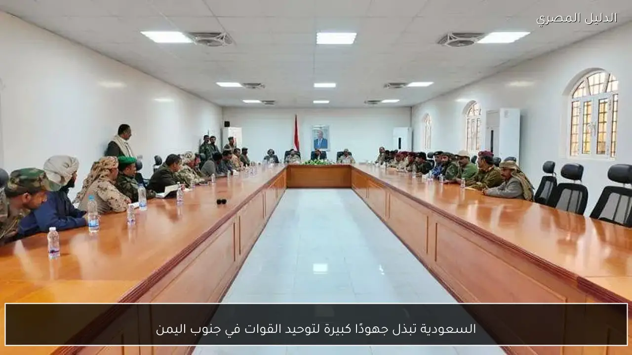 السعودية تبذل جهودًا كبيرة لتوحيد القوات في جنوب اليمن - الدليل المصري