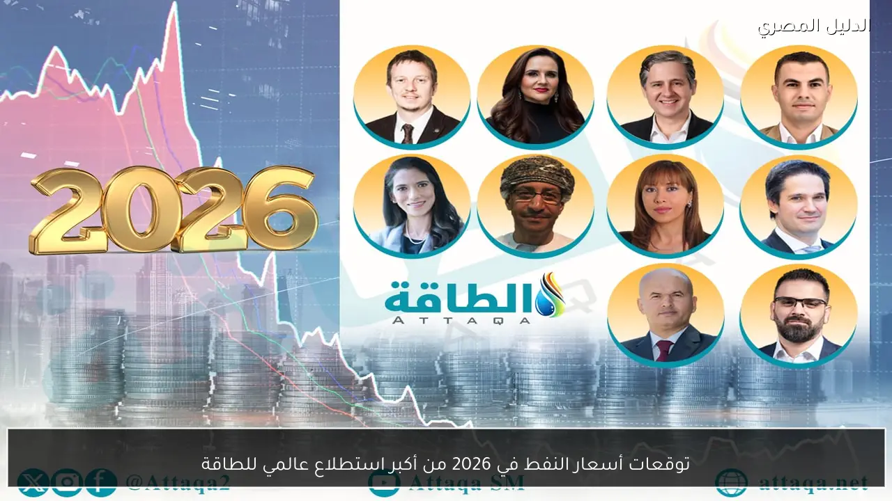 توقعات أسعار النفط في 2026 من أكبر استطلاع عالمي للطاقة