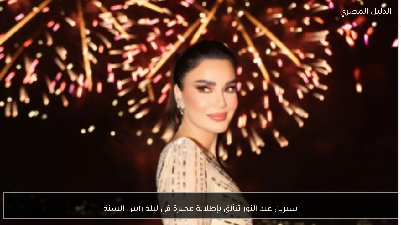 سيرين عبد النور تتألق بإطلالة مميزة في ليلة رأس السنة