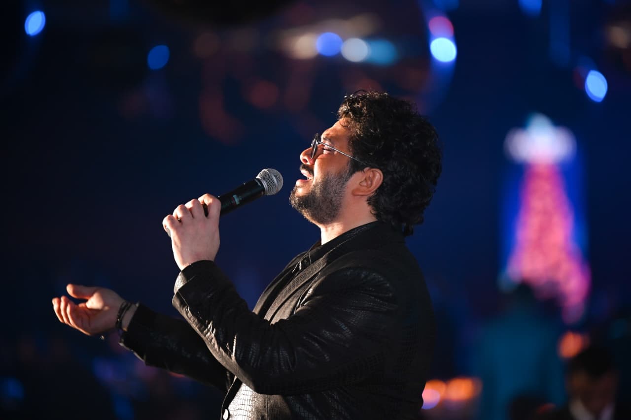 محمد فؤاد ورامي عياش وإيهاب توفيق ومصطفى حجاج وكارمن سليمان محمد فؤاد ورامي عياش وإيهاب توفيق ومصطفى حجاج وكارمن سليمان