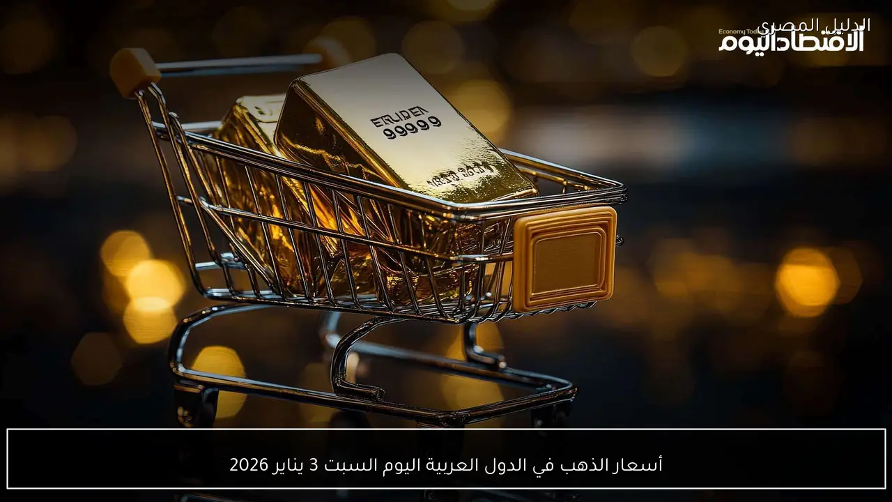 أسعار الذهب في الدول العربية اليوم السبت 3 يناير 2026