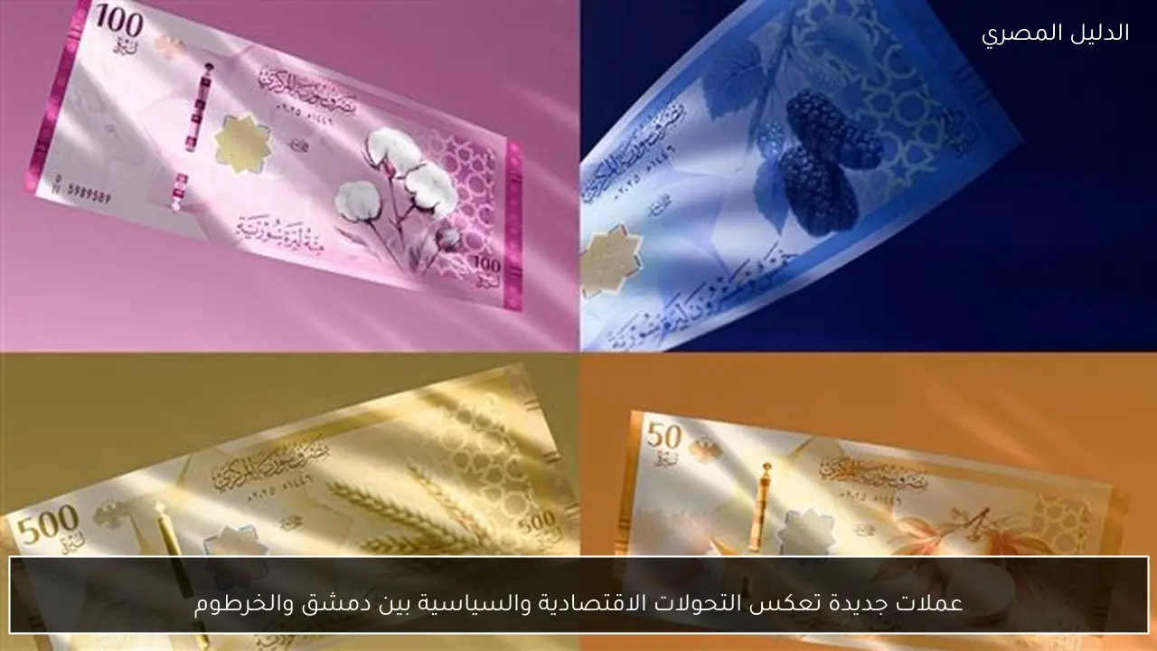 عملات جديدة تعكس التحولات الاقتصادية والسياسية بين دمشق والخرطوم
