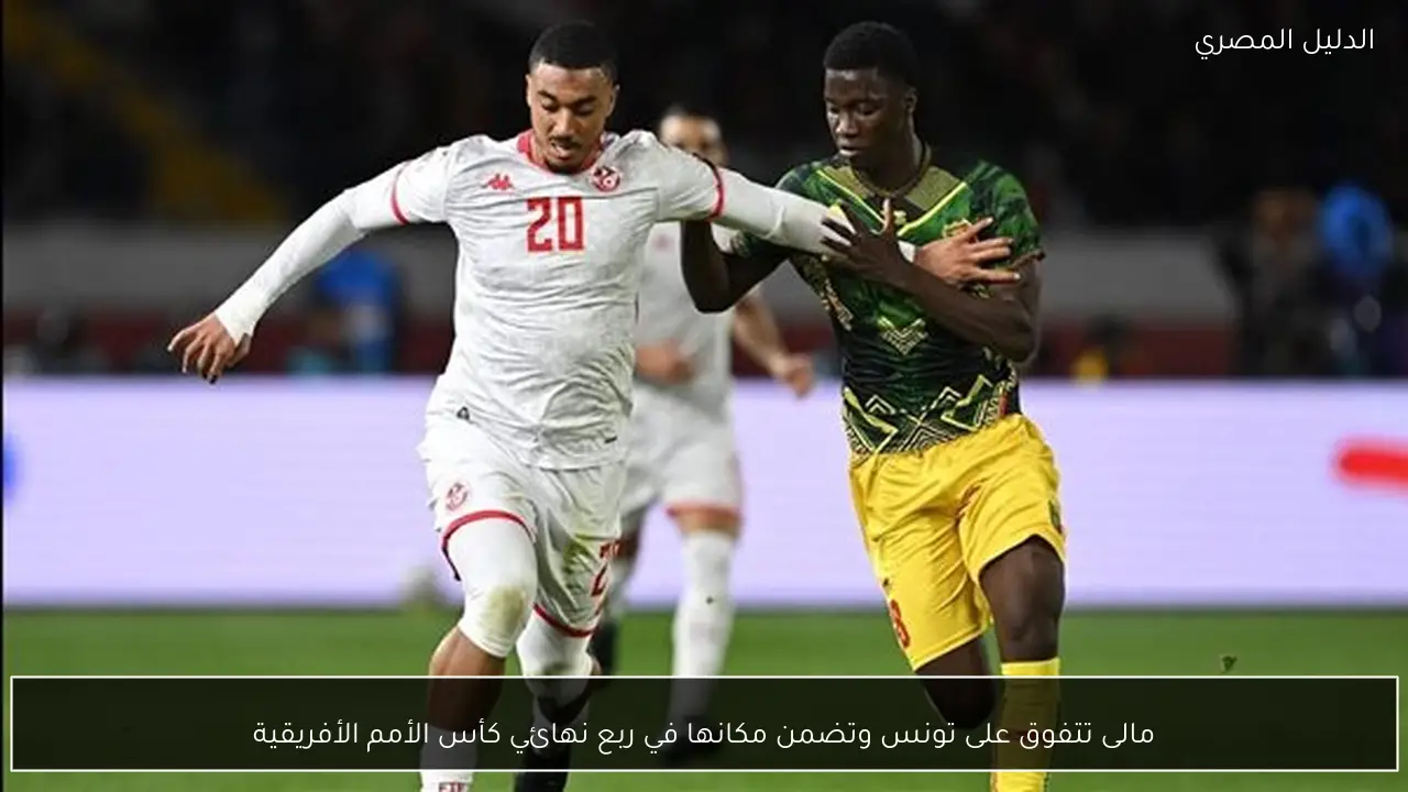 مالى تتفوق على تونس وتضمن مكانها في ربع نهائي كأس الأمم الأفريقية