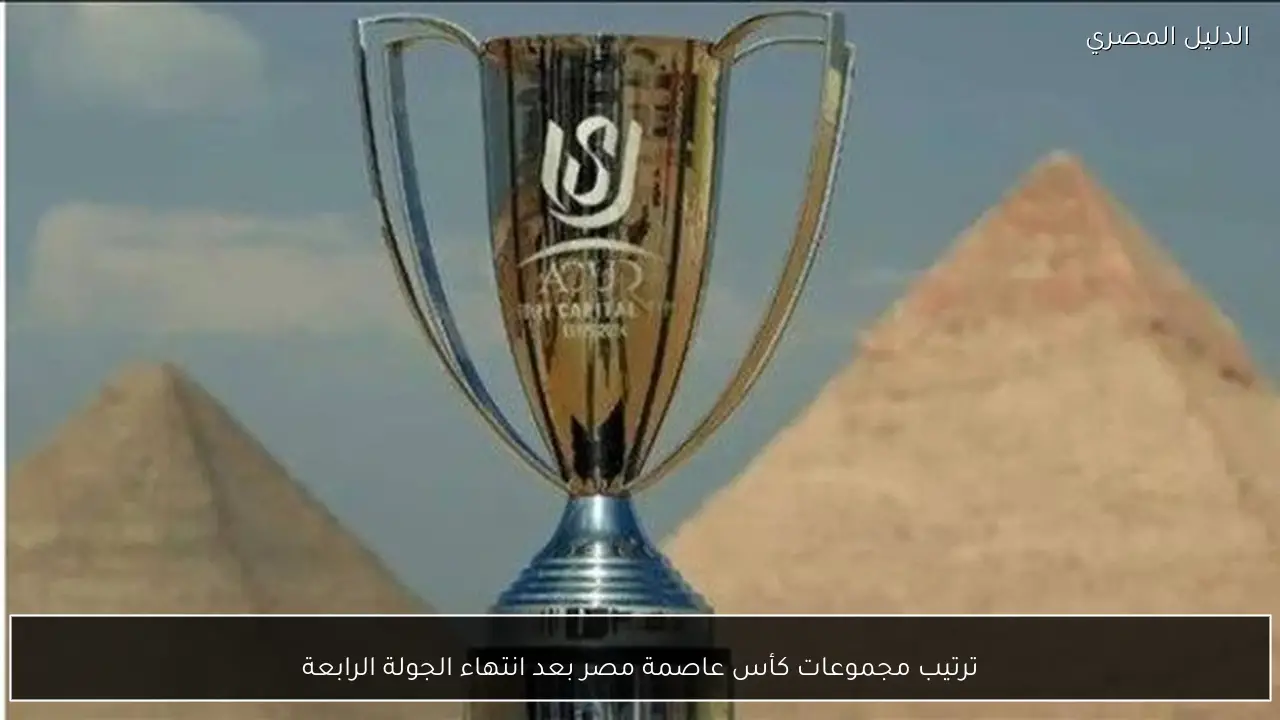 ترتيب مجموعات كأس عاصمة مصر بعد انتهاء الجولة الرابعة