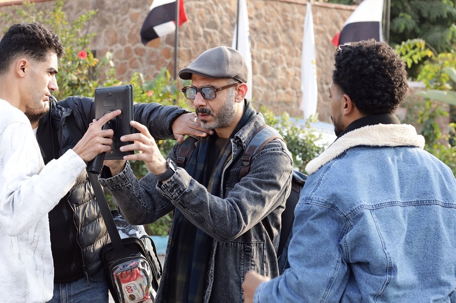 كواليس تصوير مسلسل  أب ولكن 